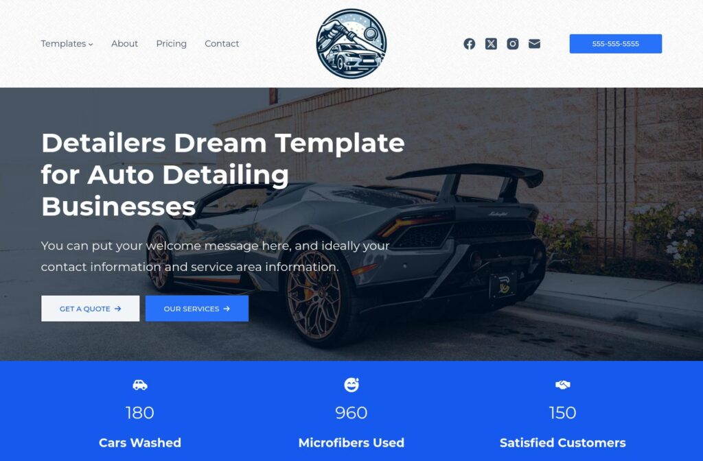 Detailers Dream WP Template