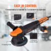 VEVOR 6-Inch Dual Action Random Orbital Polisher Kit – 6-Speed, 720W Motor, Foam & Wool Pads Included