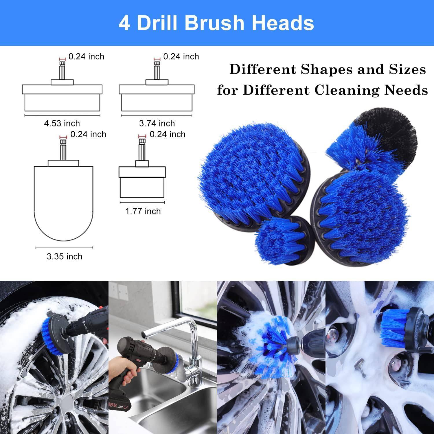 26-Piece Car Detailing Brush Set – Interior & Exterior Cleaning Kit with Soft Bristles and Storage Bag