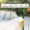 Andeman Cordless Pressure Washer 1080 PSI – High-Power Portable Car Washing Machine