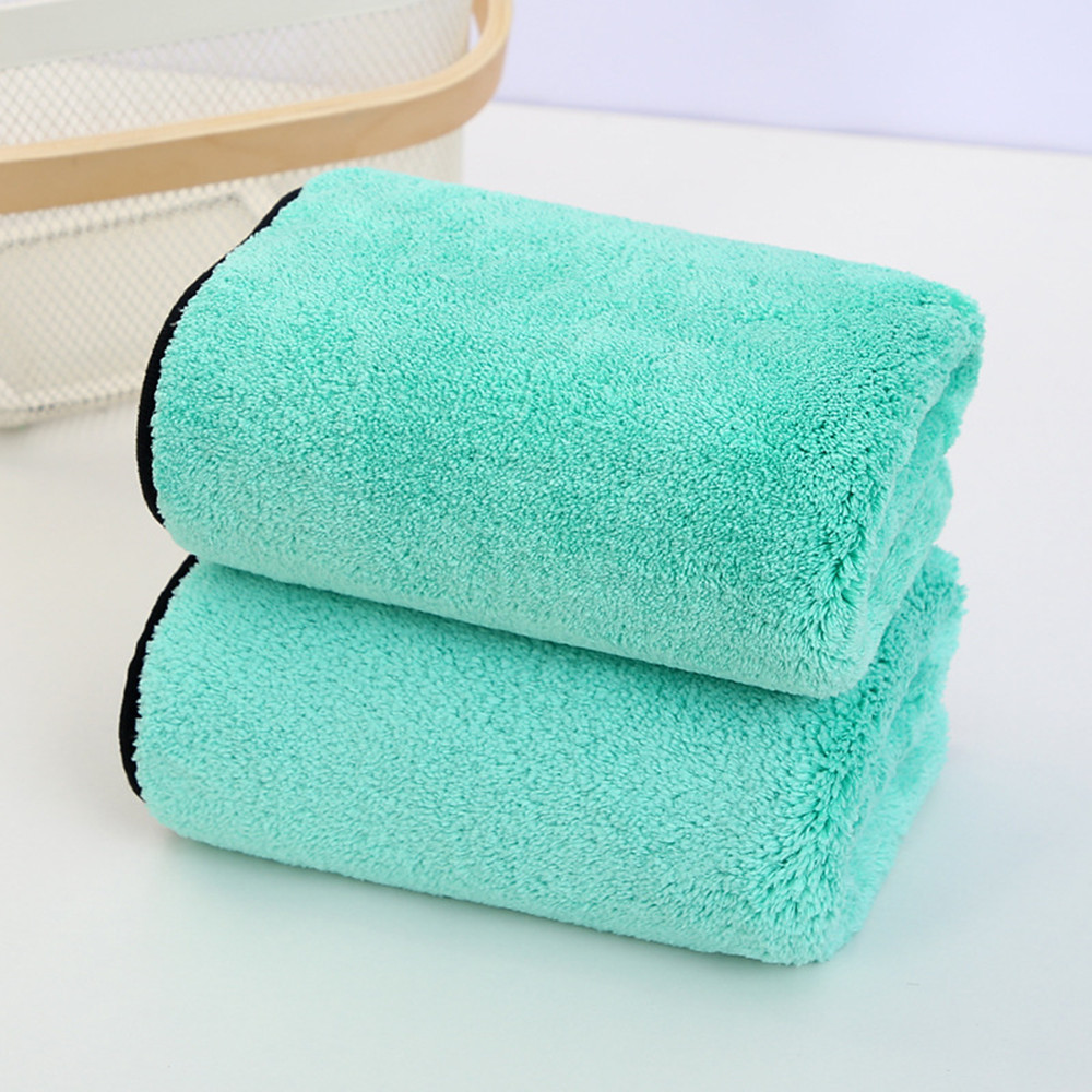 1200g Thick Coral Fleece Car Wash Towel – Ultra-Soft Detailing Towel (40x40cm)